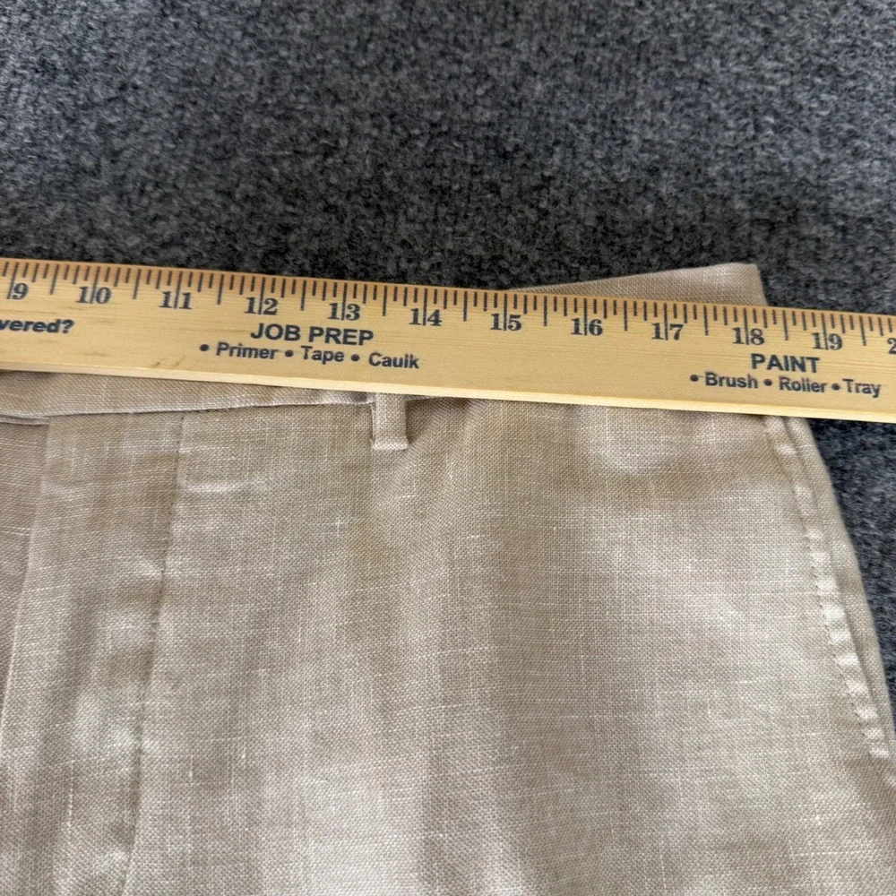Tommy Bahama Linen Blend Pants Mens 36x30 Beige Casual Beach Resort Lightweight